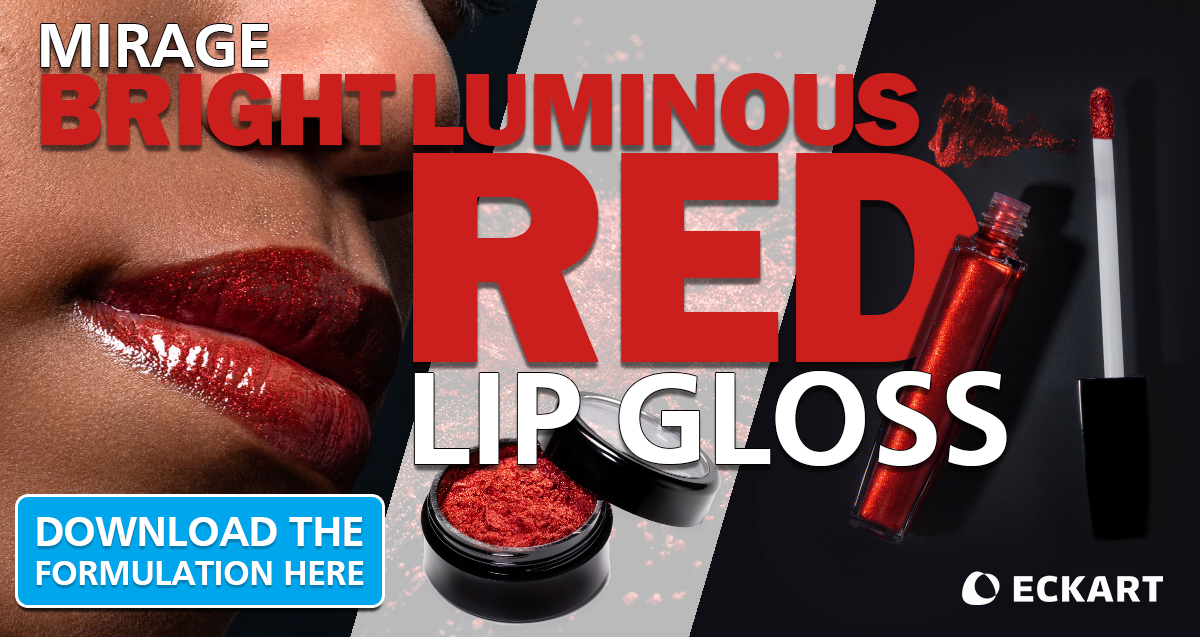 Mirage Lip Gloss Pigment Advert;